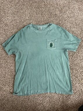 Men's Short-Sleeve Golf Pocket Tee in Sage Green